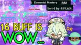 1.6 Elemental Mastery Buff is SoOoO COOL Initial Testing | KAZUHA IS GONNA BE NUTS | Genshin Impact