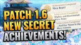 ALL NEW Patch 1.6 Secret Achievements! (DON'T MISS PRIMOGEMS!) Genshin Impact New Event Klee Island