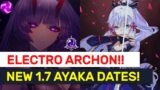 Electro Archon Teased! NEW 1.7 Ayaka Dates! 3000 Gems Giveaway! | Genshin Impact