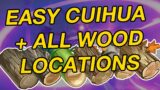 Fast Cuihua Route + All 7 Wood Locations – Genshin Impact