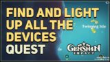 Find and light up all the devices Genshin Impact
