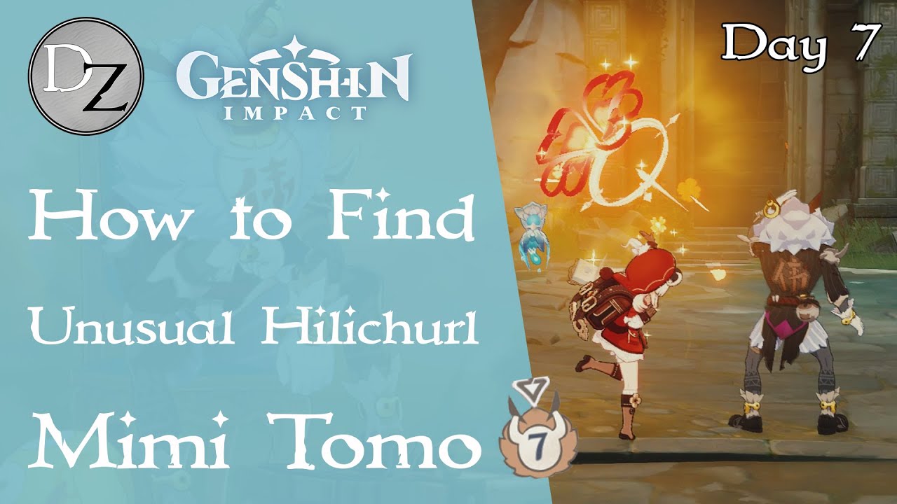 Genshin Impact - How to Find Unusual Hilichurl Day 7 | Mimi Tomo Event