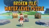 How to Solved Water Level Puzzle in Broken Isle | Genshin Impact