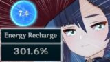I gave Mona 300% Energy Recharge and This Happened…| Genshin Impact