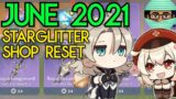 June 2021 is a TOUGH CHOICE | Long Term Invest or Save? Masterless Starglitter Shop Genshin Impact