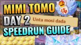 Mimi Tomo Day 2 Speedrun Guide (LEZ GOOO PRIMOGEMS!) Genshin Impact New Event unta mosi dada