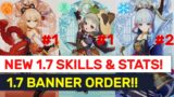 NEW Yoimiya, Sayu & Ayaka Skills & Stats! UPCOMING 1.7 Inazuma Banners! | Genshin Impact