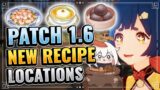 PATCH 1.6 NEW RECIPES LOCATIONS! (WORLD QUEST INCLUDED!) Genshin Impact A Dish Beyond Mortal Ken