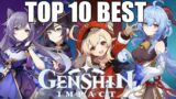 TOP 10 BEST Heroes in Genshin Impact!