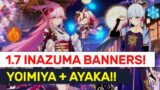 UPCOMING 1.7 Inazuma Banners! Yoimiya & Ayaka! NEW Signora Boss! | Genshin Impact