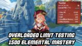 What 1,500 Elemental Mastery Overloaded looks like in Patch 1.6 | Genshin Impact