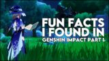 5 Fun Facts I Found In Genshin Impact – Part 1