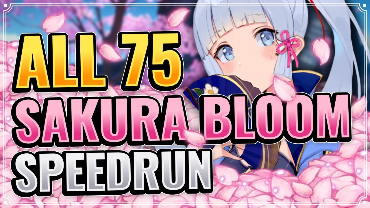 ALL 75 SAKURA BLOOM LOCATIONS! (DETAILED + EFFICIENT ROUTE!) Genshin