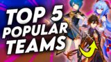BEST TEAMS TO USE IN GENSHIN IMPACT! Strongest Team Builds in Patch 1.6+ Abyss