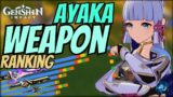 C0-C6 Ayaka All Swords RANKED | Genshin Impact 2.0