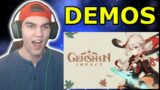 Character Demos Reaction! – Genshin Impact!