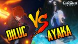Diluc vs Ayaka – Genshin Impact