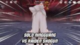 Fighting the Raiden Shogun with a Solo Ningguang | Genshin Impact