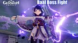 Genshin Impact – Baal Boss Fight (Raiden Shogun vs Aether)