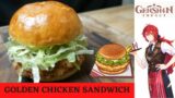 Genshin Impact Recipe #39 / Golden Chicken Burger / KFC Special