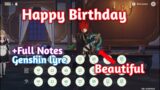 Happy Birthday | Genshin Harp Cover [ Genshin Impact Lyre ]