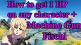 How to get 1HP in Genshin Impact.(+Machine Gun Fischl)#1HP #Nodamage #Fischlguide