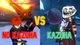 KAZUHA OP? KAZUHA vs NO KAZUHA Damage Comparison – Genshin Impact