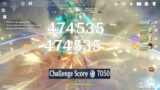 Legend of the Vagabond Sword Challenge 3 – 7050 Score Gameplay Genshin Impact