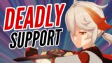 MAKE YOUR TEAM DEADLY WITH THIS KAZUHA BUILD | GENSHIN IMPACT GUIDE