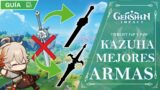 MEJORES ARMAS PARA KAZUHA!! NO ESPERABA ESTE RESULTADO!! | Genshin Impact