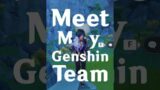 Meet My Genshin Impact Team #shorts