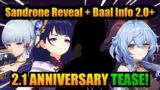 NEW SANDRONE Reveal!+ BAAL NEW Date & 2.1 Anniversary Tease! | Genshin Impact