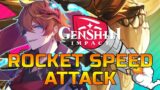 The Fastest Attack I've Ever Seen in Genshin Impact (Genshin Impact Co Op Funny Moments)