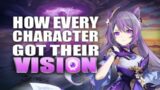 The Story behind how every Character got their Visions in Genshin Impact