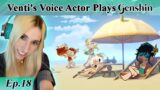 Venti's English Voice Actor plays GENSHIN IMPACT! Part 18 – Boom Baby