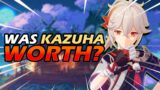 WAS KAZUHA WORTH IT IN HINDSIGHT | KAZUHA CHARACTER REVIEW [GENSHIN IMPACT]