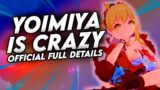 YOIMIYA IS WILD! OFFICIAL YOIMIYA LEAKS & Genshin Impact Yoimiya Build Guide