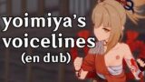 yoimiya's voicelines (en dub) [genshin impact]