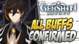 ALL Zhongli's Buffs CONFIRMED For Update 1.3! Genshin Impact