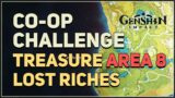Co-Op Challenge Lost Riches Treasure Area 8 Genshin Impact