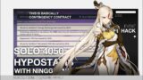 Contingency Contract of Genshin Impact (4050 Solo Mode with Ningguang)