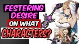 FESTERING DESIRE R5 ALBEDO AND JEAN BUILD GENSHIN IMPACT WITH OTHER SWORD CHARACTERS