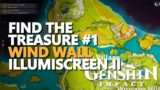Find the treasure #1 (Wind Wall) Genshin Impact The Illumiscreen II