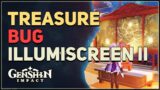Find the treasure Bug Illumiscreen II Genshin Impact