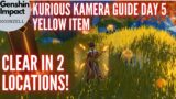 Genshin Impact Kurious Kamera Quest Guide Day 5 Yellow Item – Clear in 2 Locations!