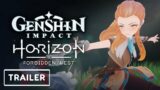 Genshin Impact x Horizon Forbidden West – Crossover Trailer | gamescom 2021