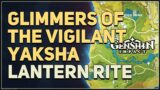 Glimmers of the Vigilant Yaksha Genshin Impact (Lantern Rite Quest)