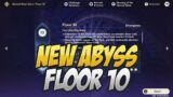 NEW Abyss Floor 10! 9 Star Completion! Genshin Impact