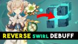 Reverse Swirl debuff against Anemo Hypostasis | Genshin Impact