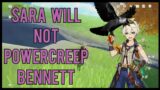 Sara Will NOT Powercreep Bennett | Genshin Impact